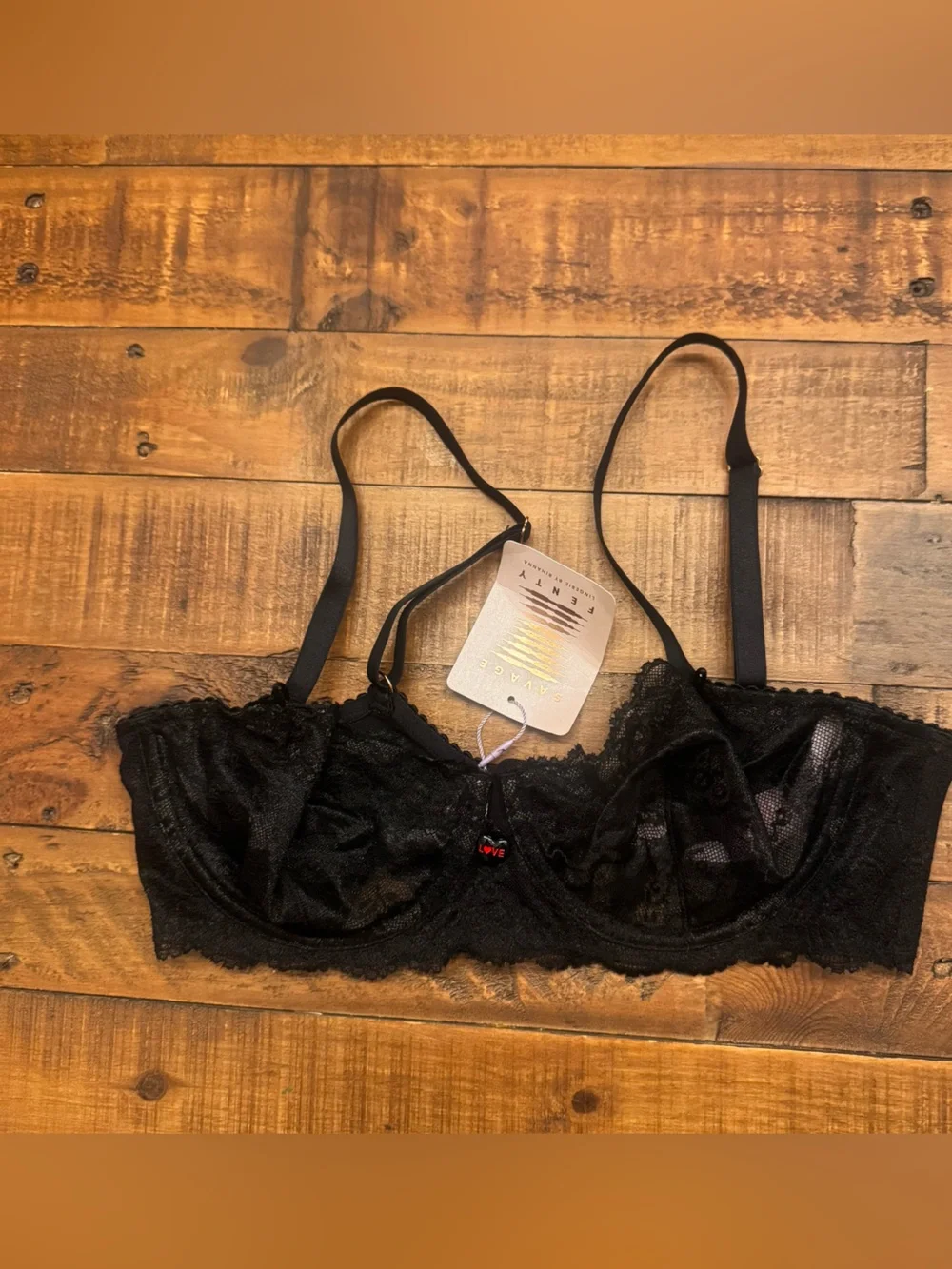 SAVAGE X FENTY Floral Lace Unlined Bra